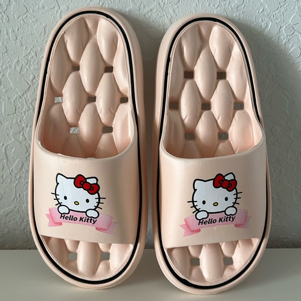 Cyber SALE $19.   HELLO KITTY Slide Sandals